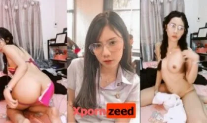 คลิปหลุด น้องนักศึกษา คอลเสียวเซ็กโฟนกับแฟนหนุ่ม โดนแฟนอัดคลิปปล่อยให้ชมกันน่าเย็ดมาก