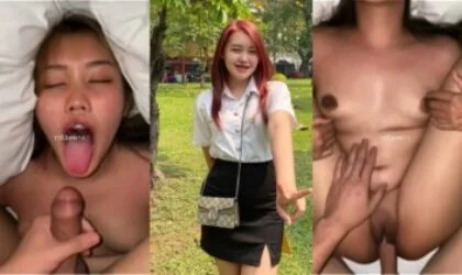 คลิปหลุดไทย นักศึกษาไทย โครตน่ารักอมควยผัวอย่างเสียวๆเลย