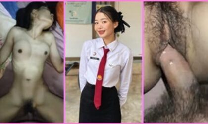 คลิปหลุด นักศึกษาพาณิชย์หอยฟิต โดนแฟนหนุ่มจับเย็ดหีหน้าฟินเลย